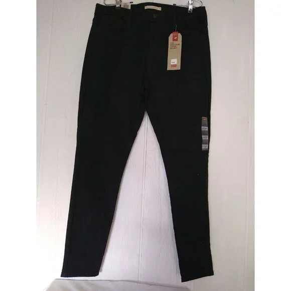 Levi's 720 Women's 18 MED High-Rise Super Skinny Jeans Black NWT - Picture 4 of 8